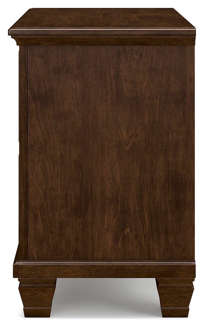 Danabrin Panel Storage Bed, Dresser and Nightstand