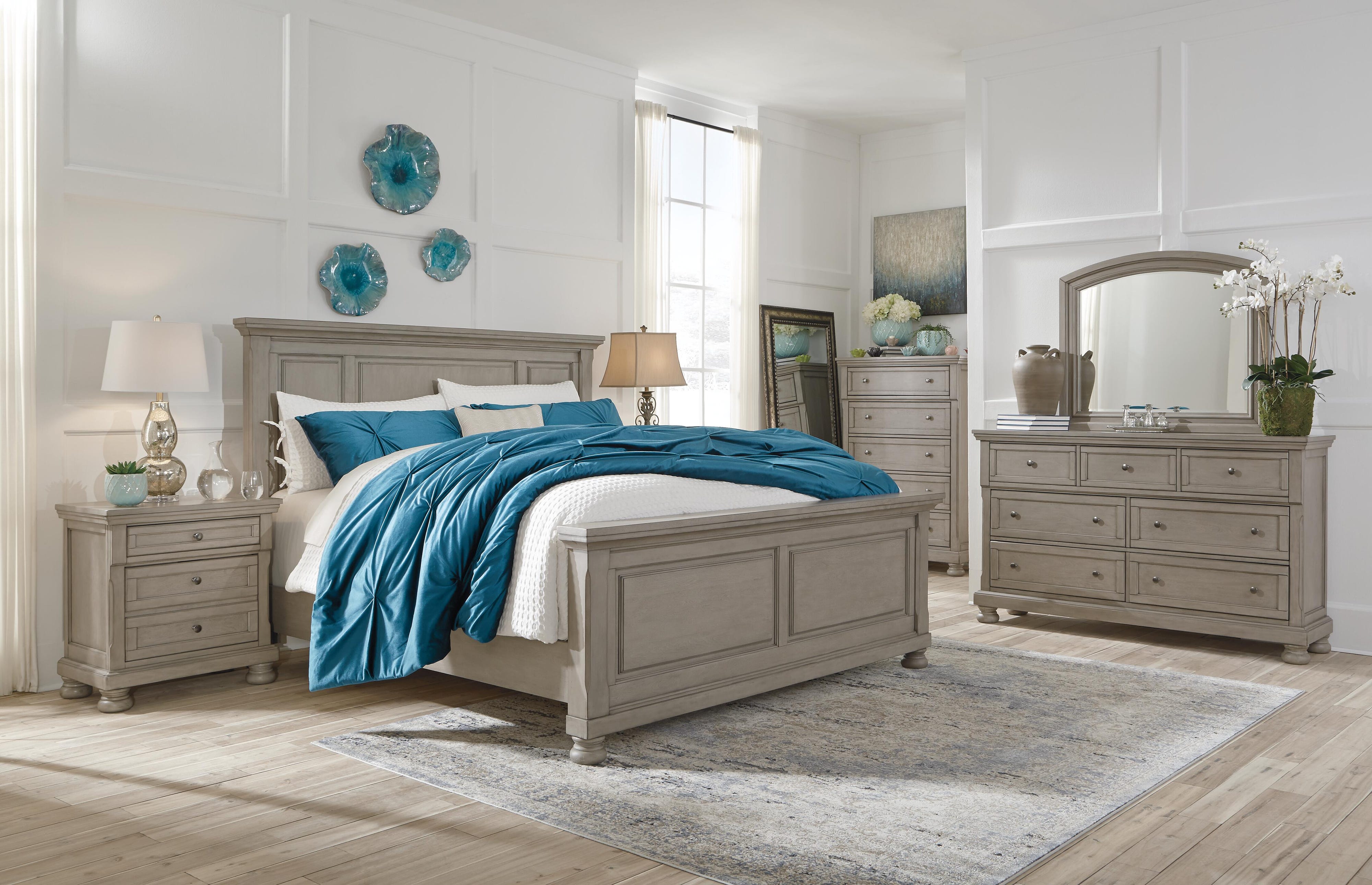 Lettner Panel Bed and Dresser