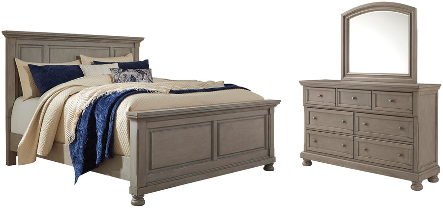 Lettner Panel Bed, Dresser and Mirror