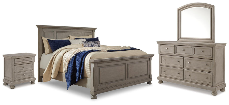 Lettner Panel Bed with Dresser, Mirror and Nightstand