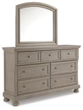 Lettner Panel Storage Bed, Dresser, Mirror and Nightstand