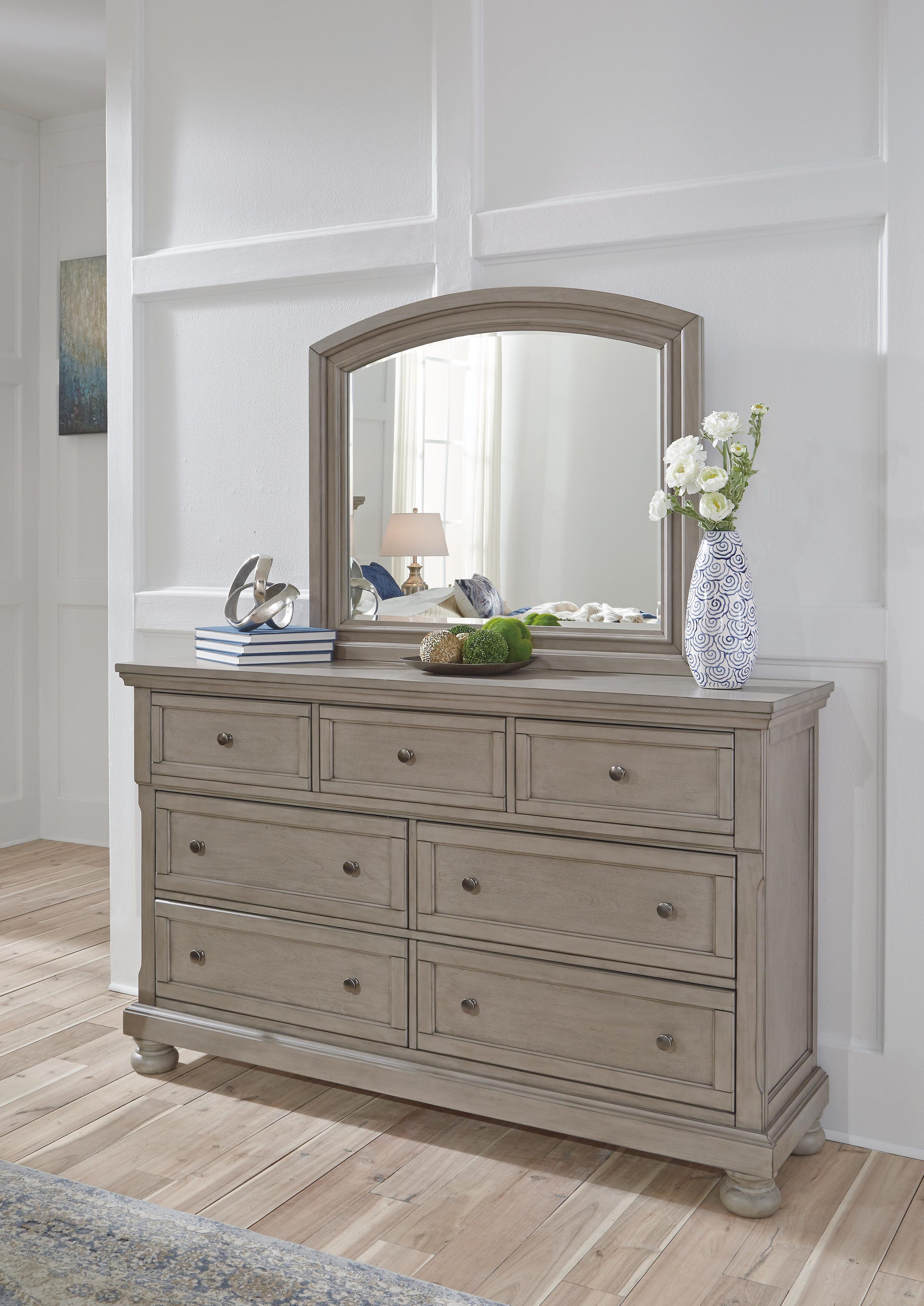 Lettner Panel Bed with Dresser, Mirror and Nightstand