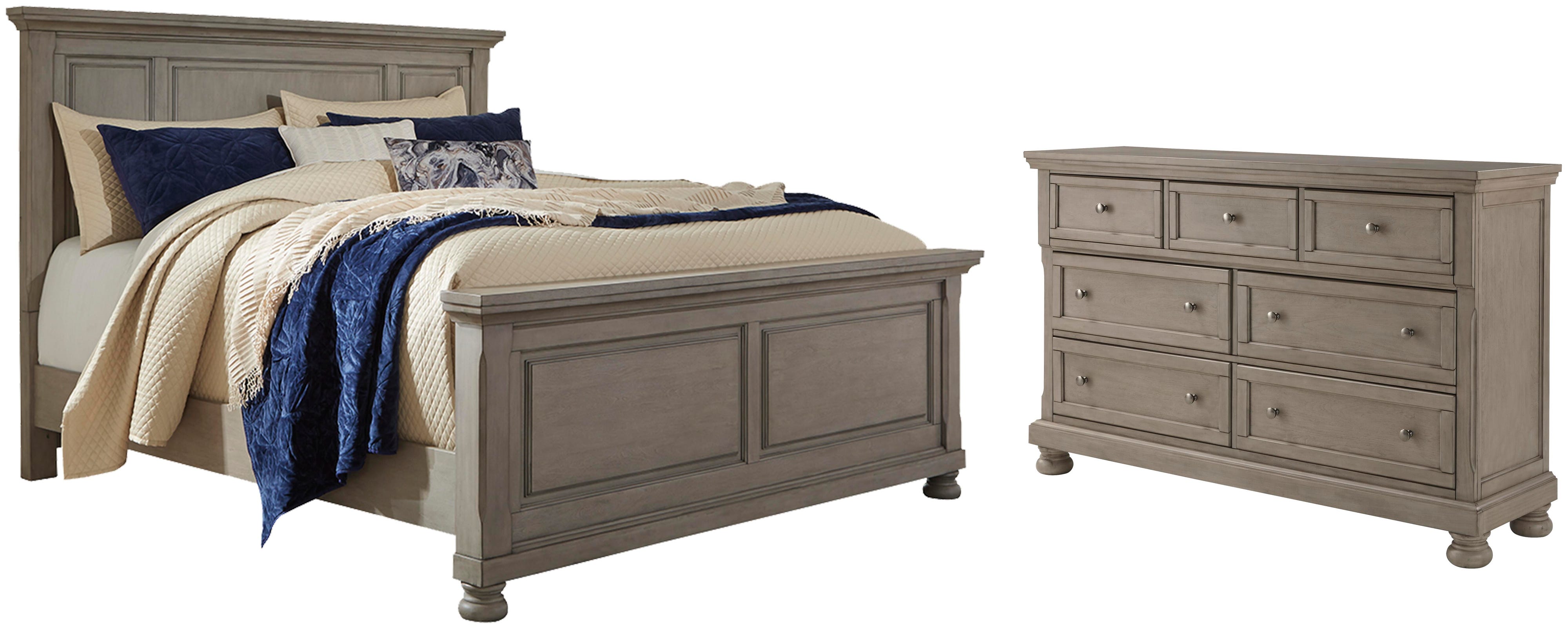 Lettner Panel Bed and Dresser