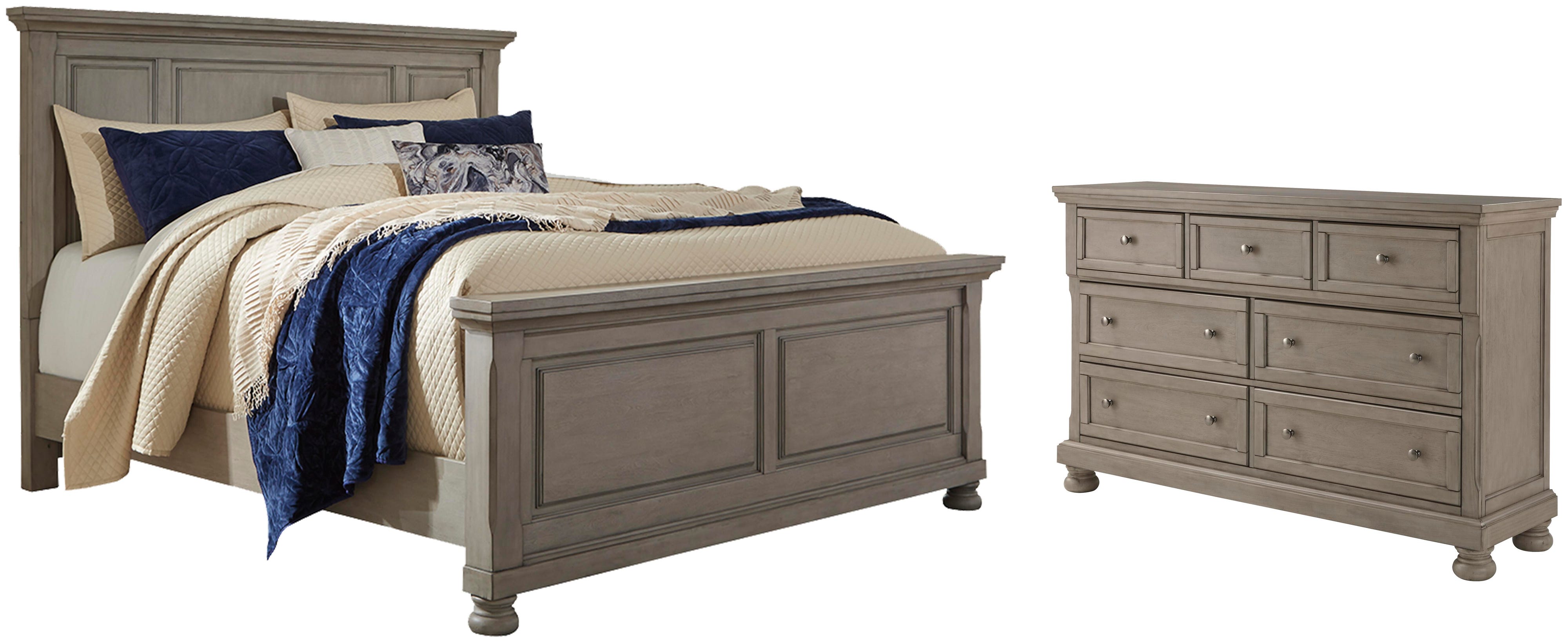 Lettner Panel Bed and Dresser
