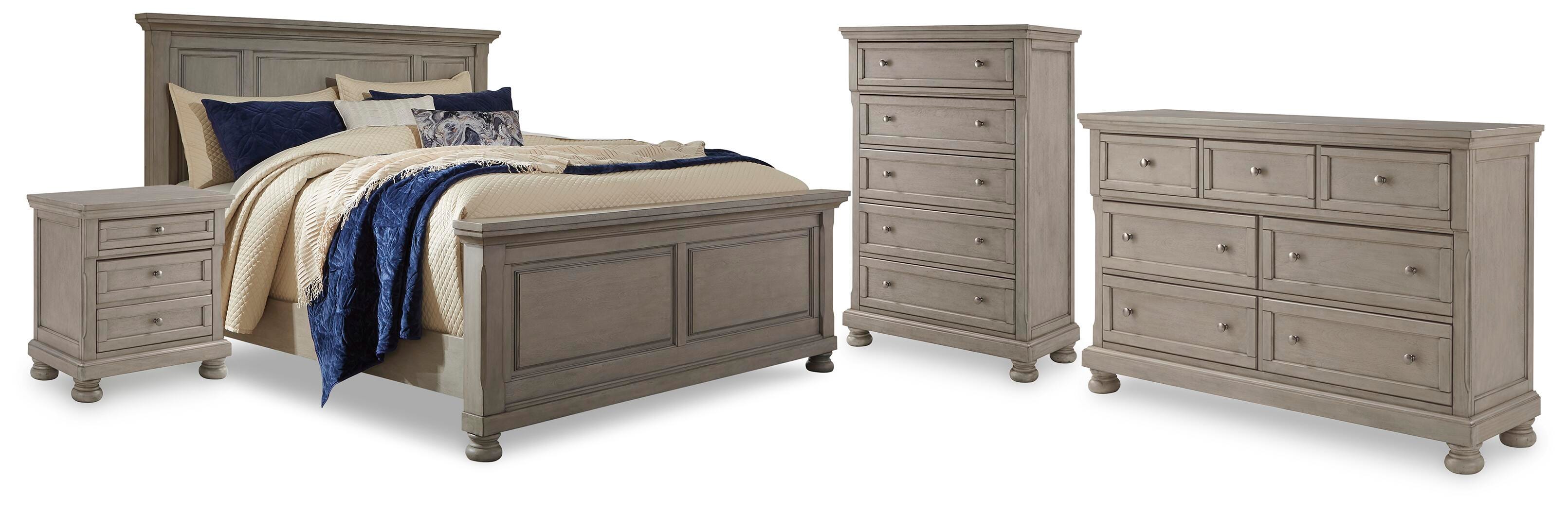 Lettner Panel Bed, Dresser, Chest and 2 Nightstands