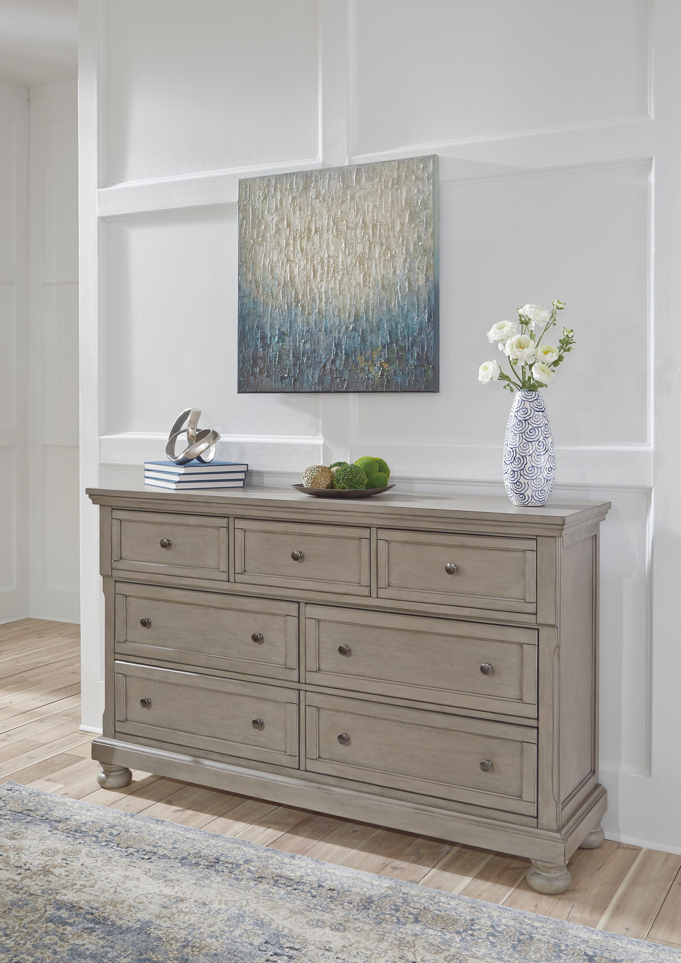 Lettner Panel Bed, Dresser, and Nightstand