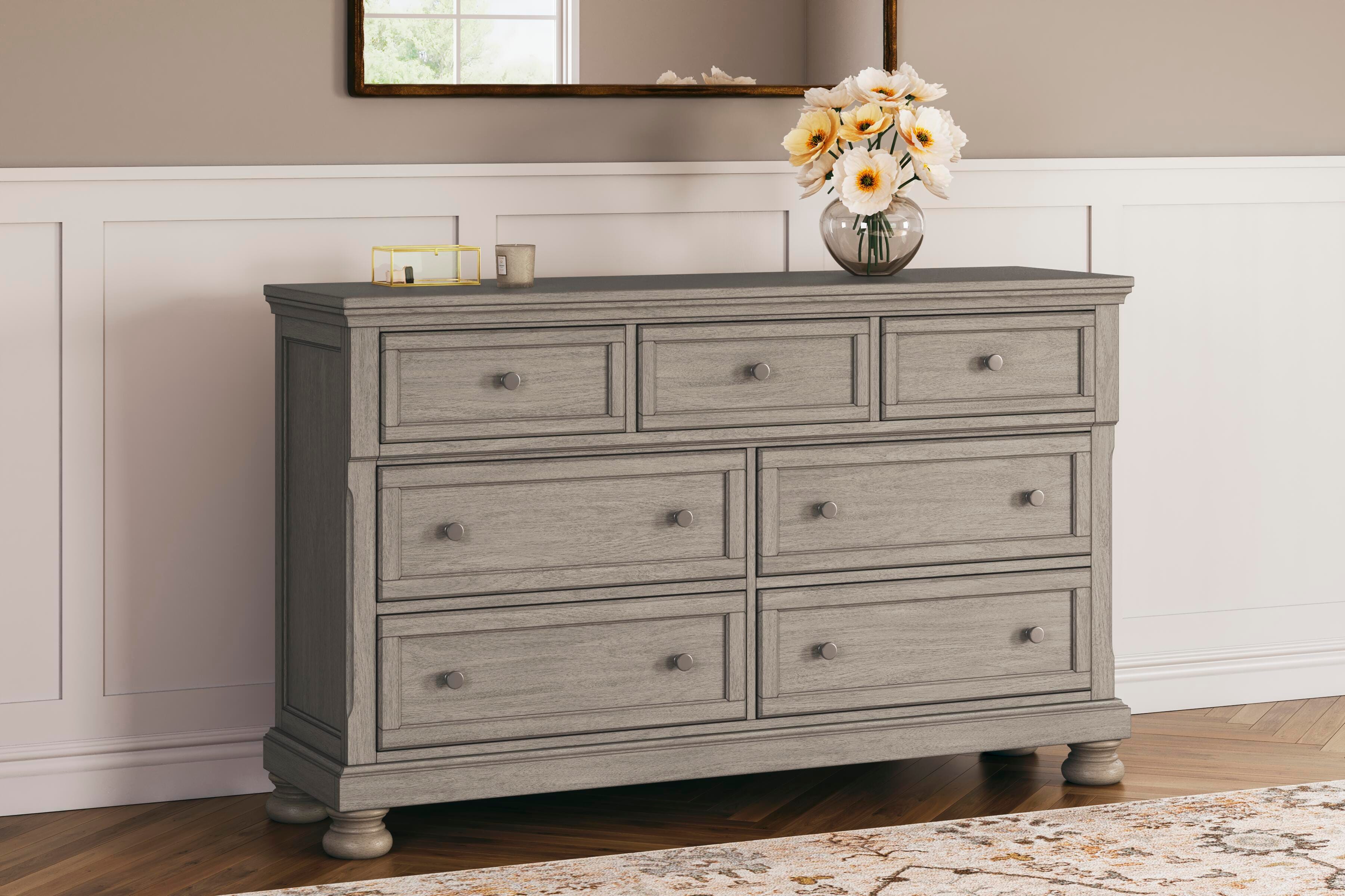Lettner Panel Bed, Dresser, and Nightstand