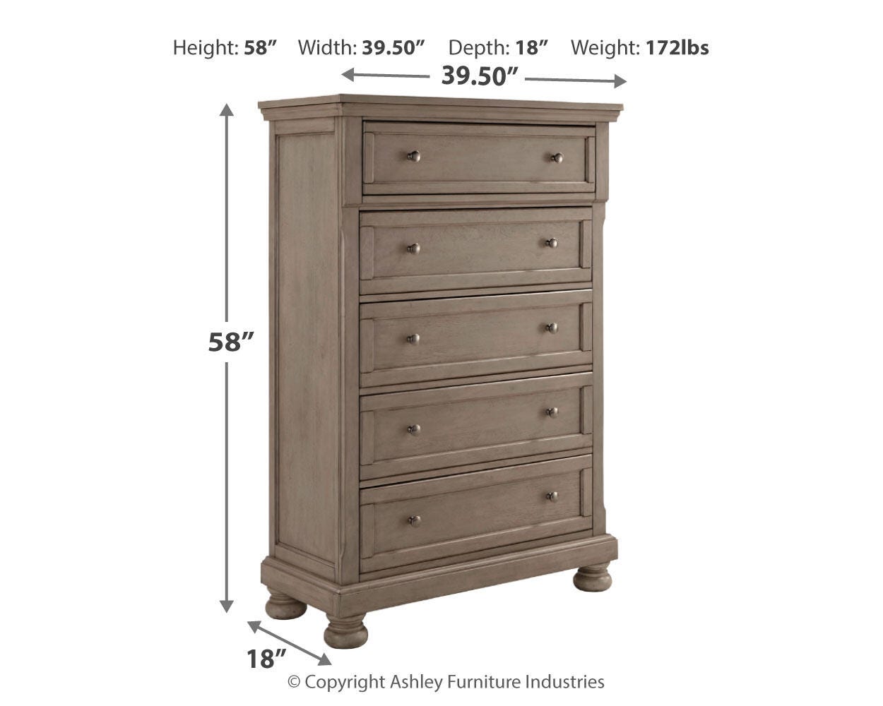 Lettner Panel Bed with Mirrored Dresser and 2 Nightstands