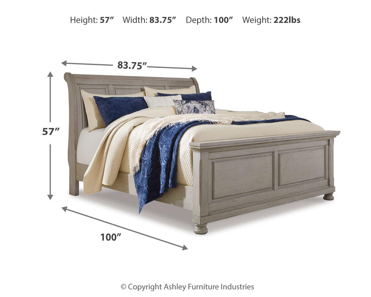 Lettner Sleigh Bed