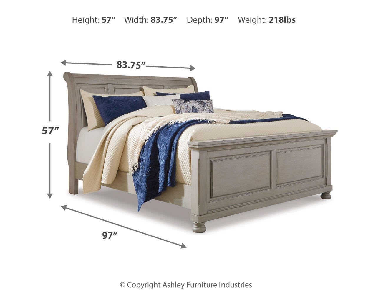 Lettner Sleigh Bed