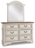 Realyn Panel Storage Bed, Dresser, Mirror and 2 Nightstands