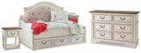 Realyn Storage Daybed, Dresser and Nightstand