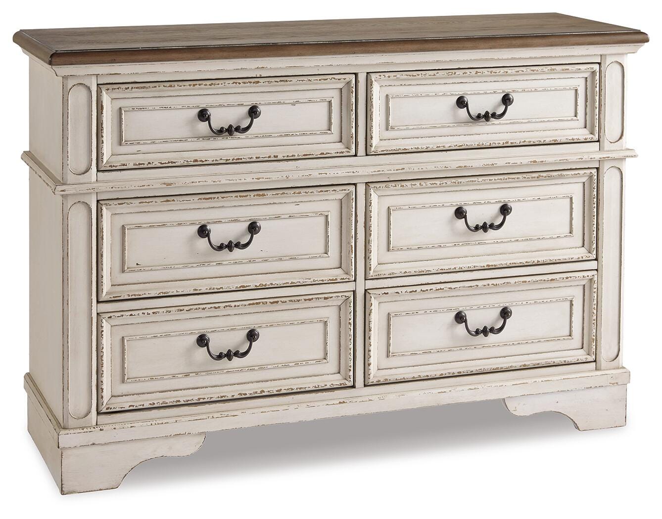 Realyn Panel Bed, Dresser and Nightstand