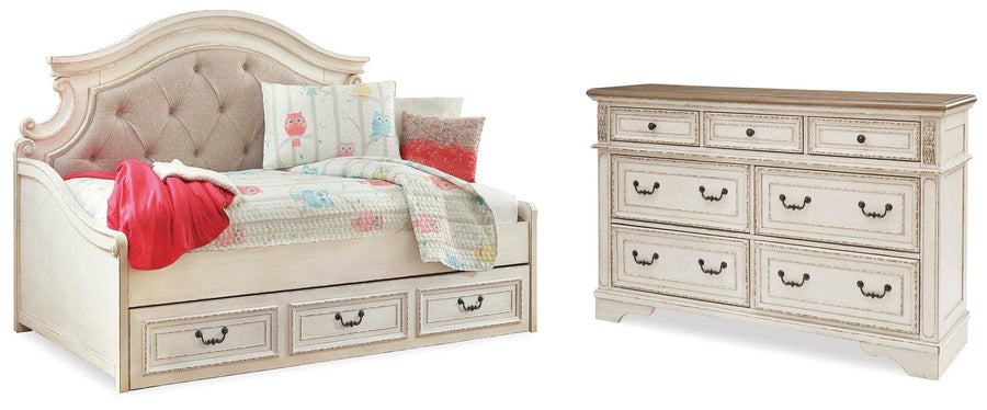 Realyn Storage Day Bed and Dresser