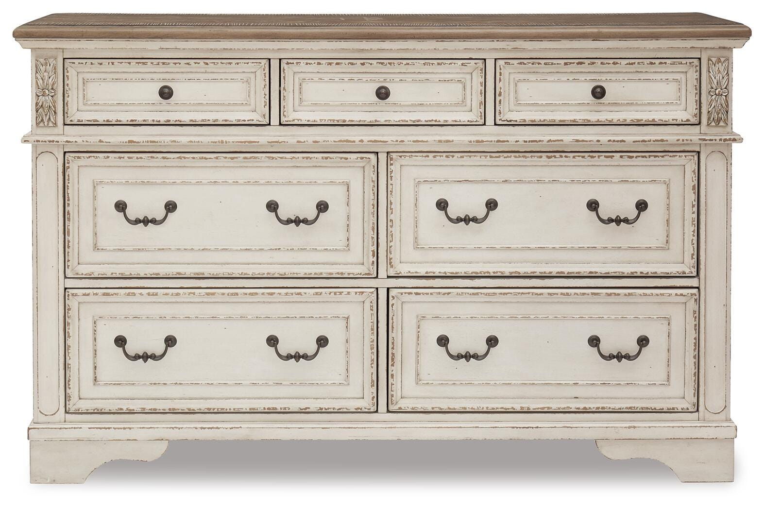 Realyn Bed, Dresser and 2 Nightstands