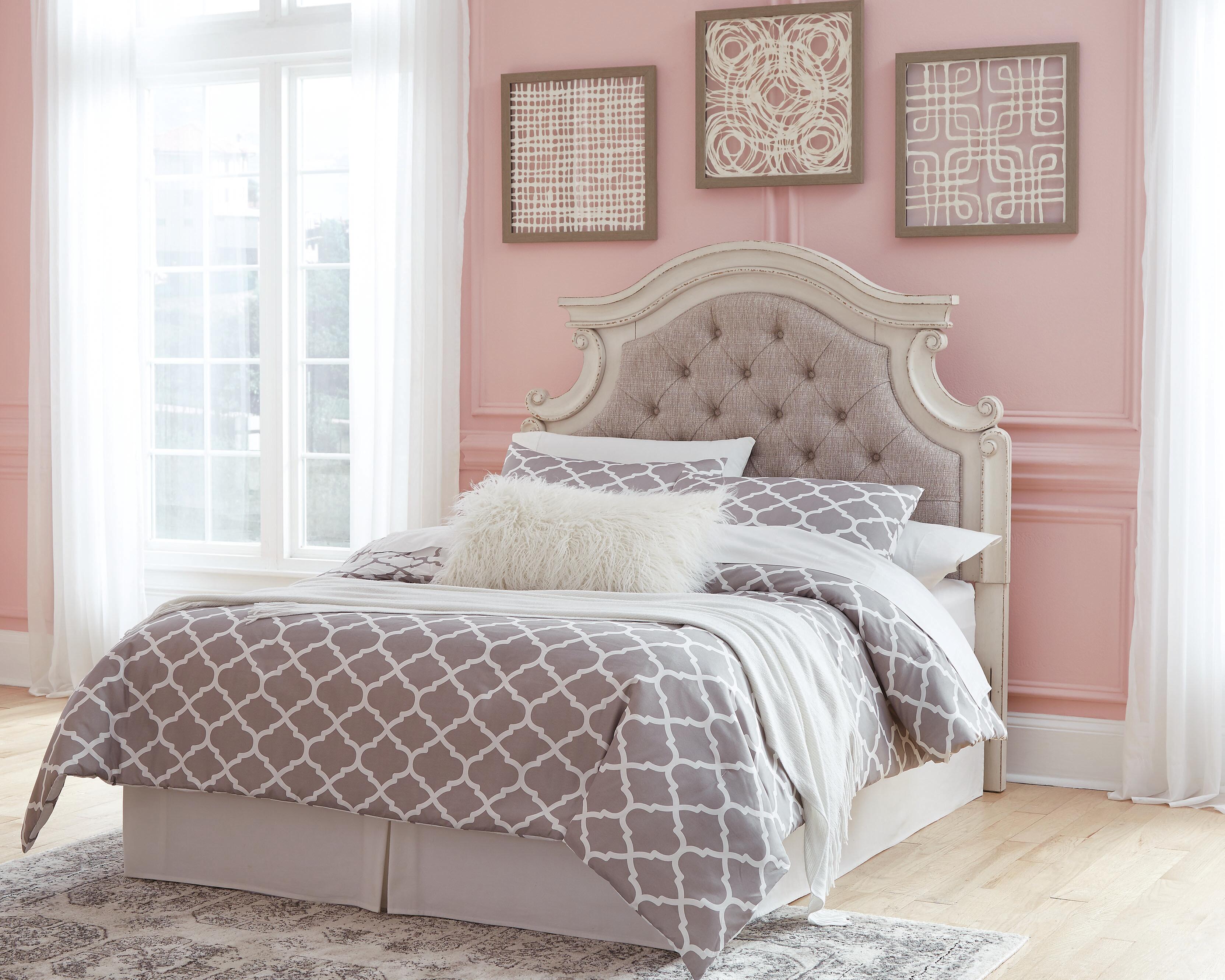 Realyn Upholstered Panel Headboard