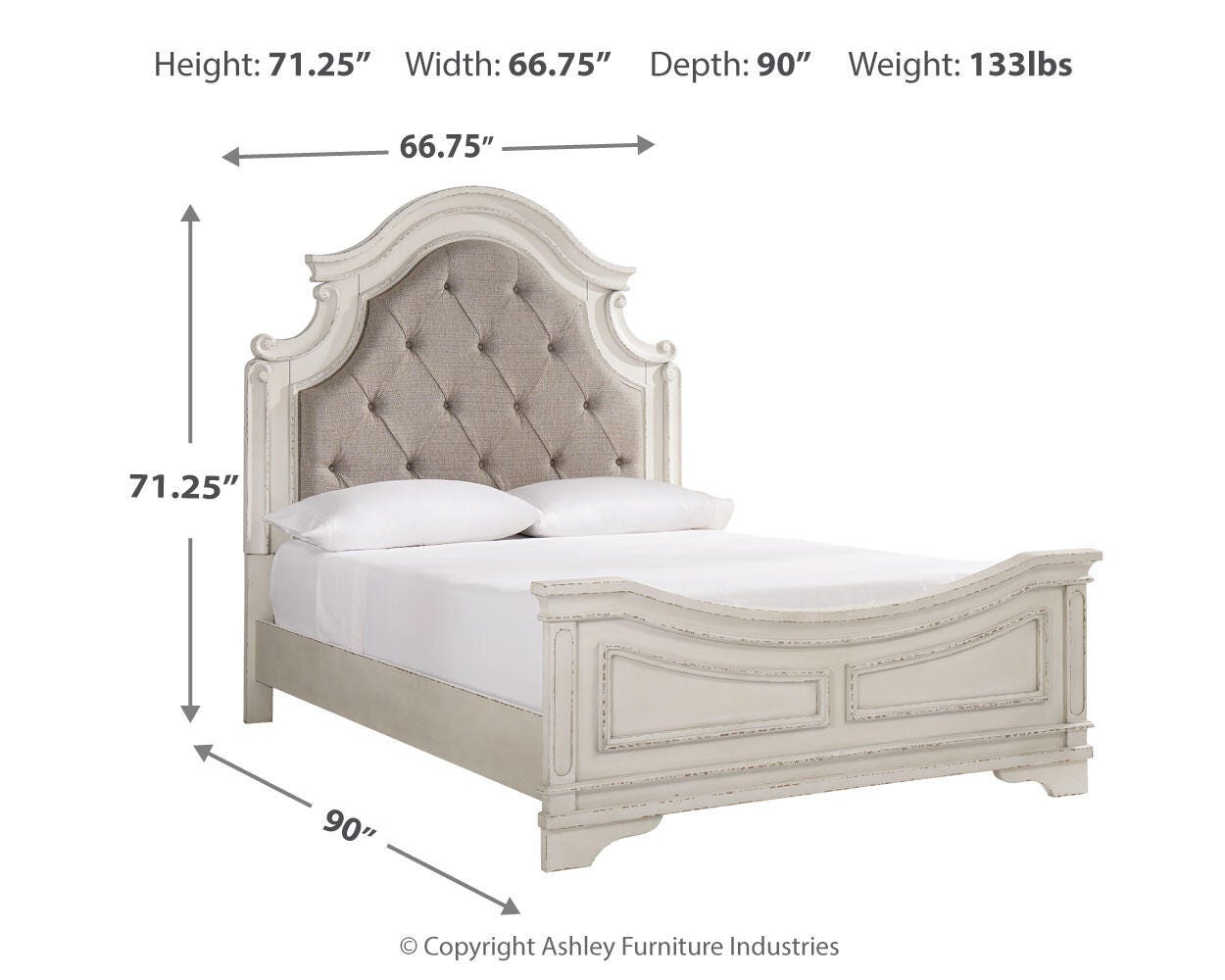 Realyn Panel Bed