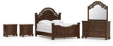 Lavinton Poster Bed, Dresser, Mirror and 2 Nightstands