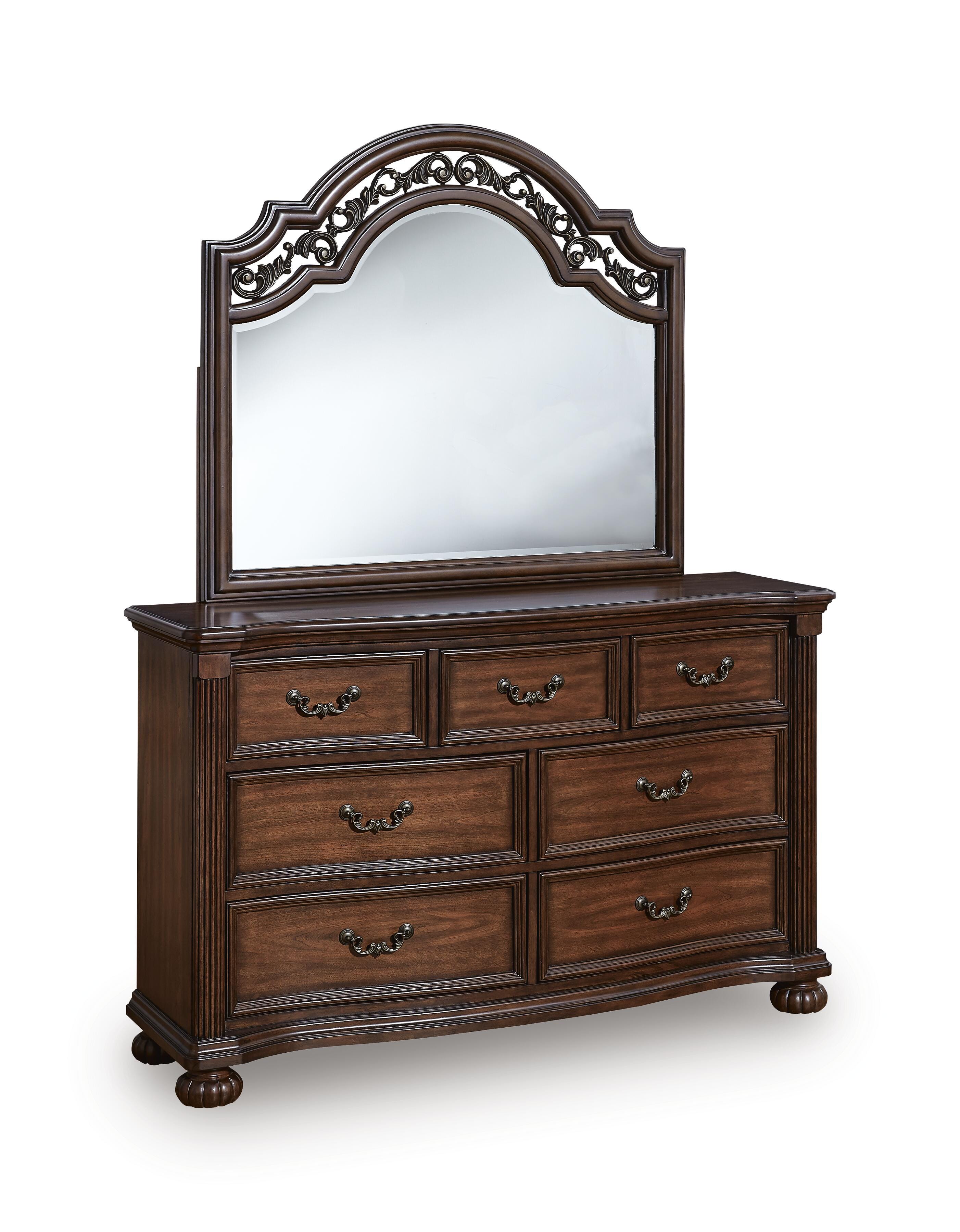 Lavinton Poster Bed, Dresser, Mirror and Nightstand