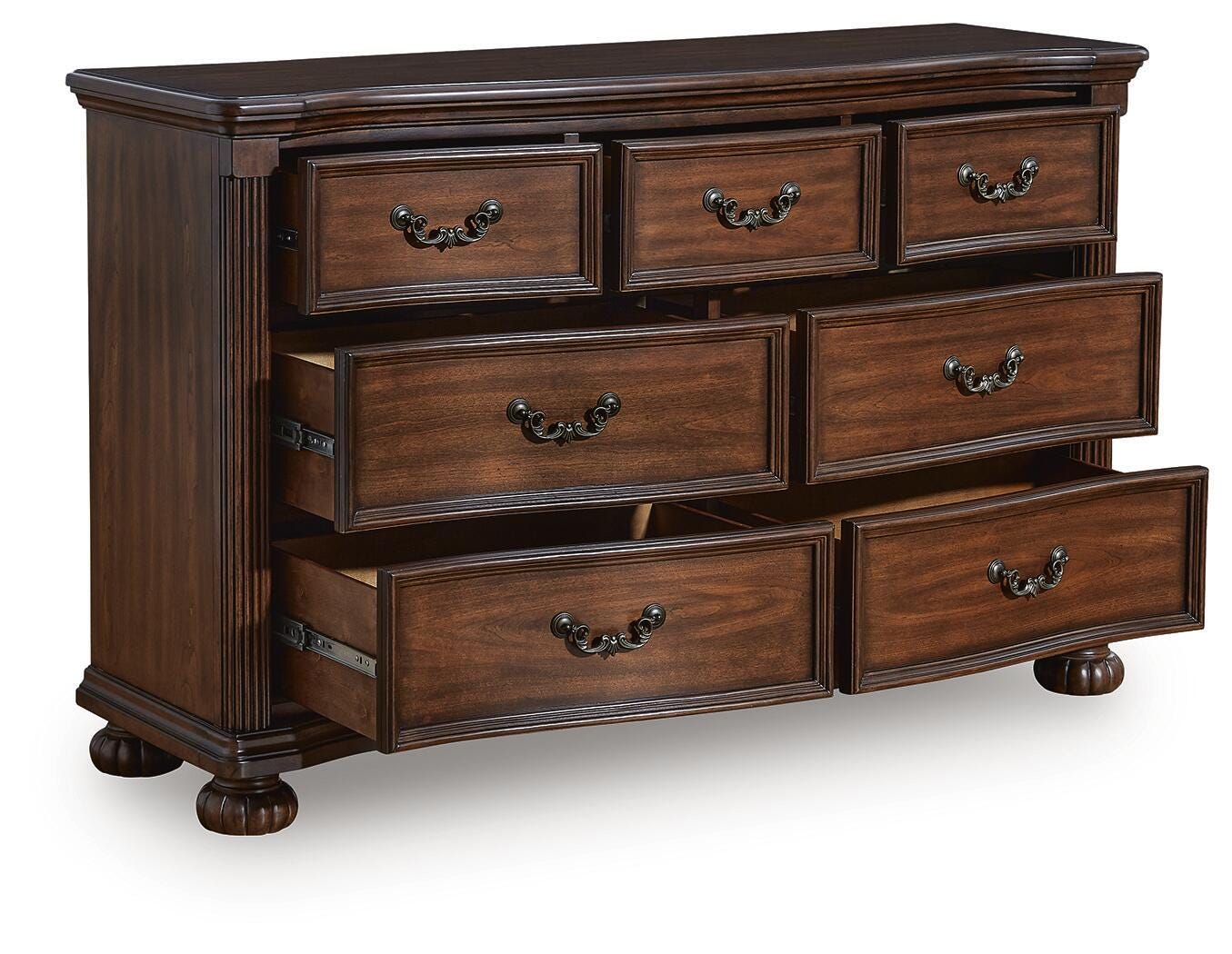 Lavinton Poster Bed with Dresser and Nightstand