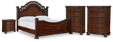 Lavinton Poster Bed, 2 Chests and Nightstand
