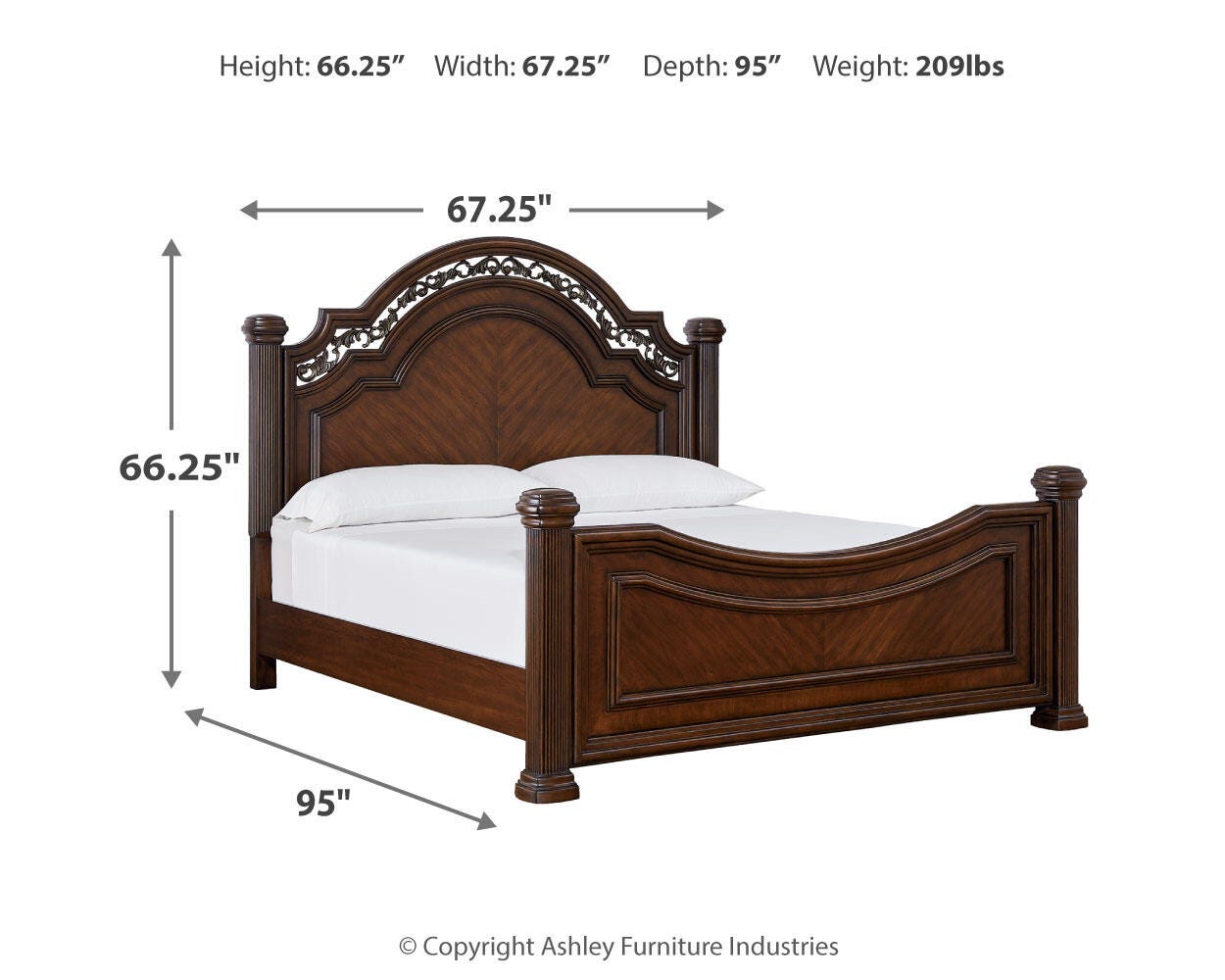 Lavinton Poster Bed, Dresser, Mirror and 2 Nightstands