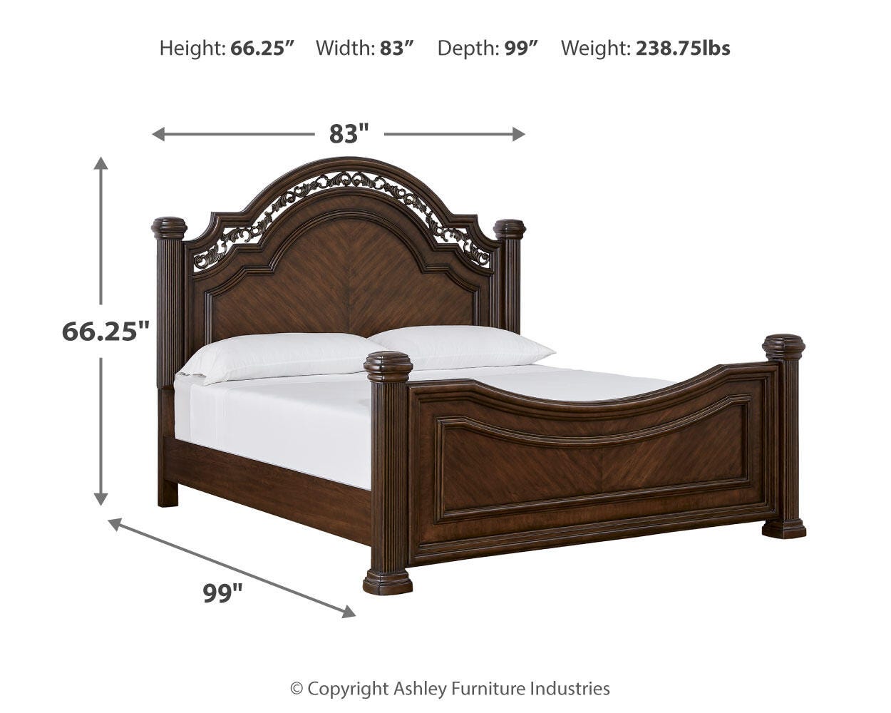 Lavinton Poster Bed, Dresser and 2 Nightstands