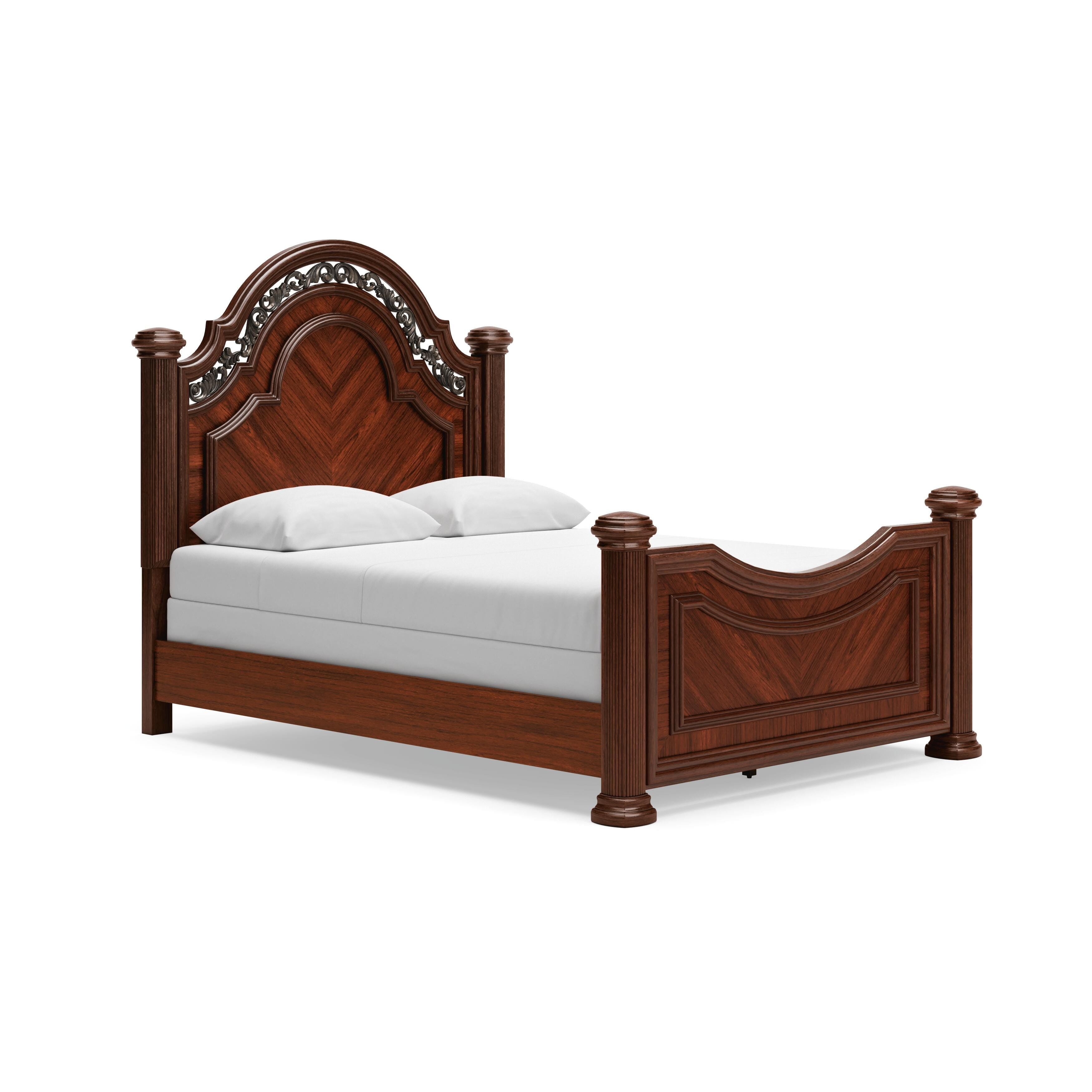 Lavinton Poster Bed, Dresser, Mirror, Chest and Nightstand