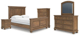 Feddinger Panel Bed, Dresser, Mirror, Chest and Nightstand