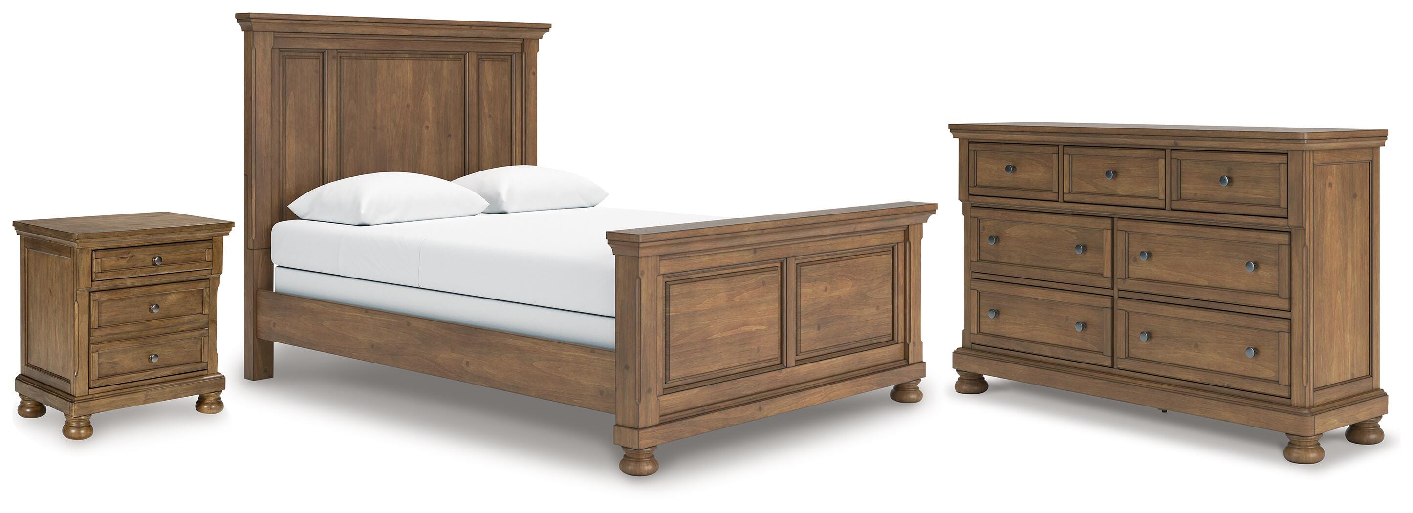 Feddinger Panel Bed with Dresser and Nightstand