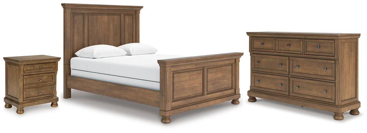 Feddinger Panel Bed with Dresser and Nightstand
