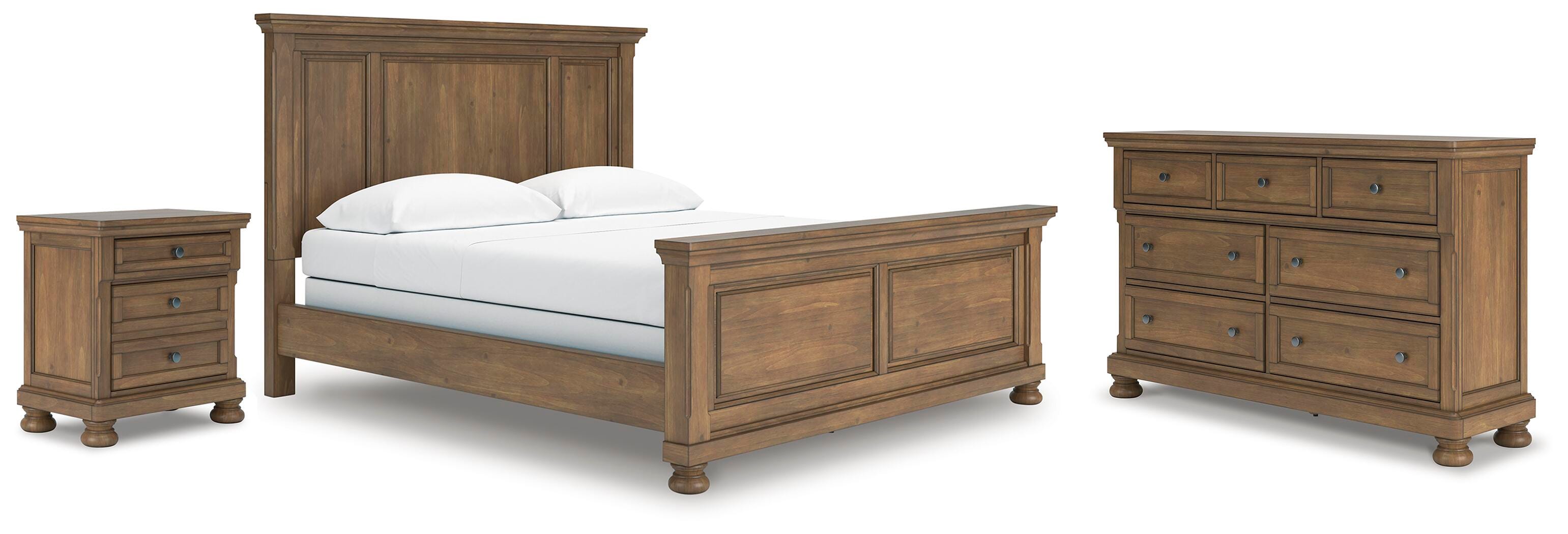 Feddinger Panel Bed with Dresser and Nightstand
