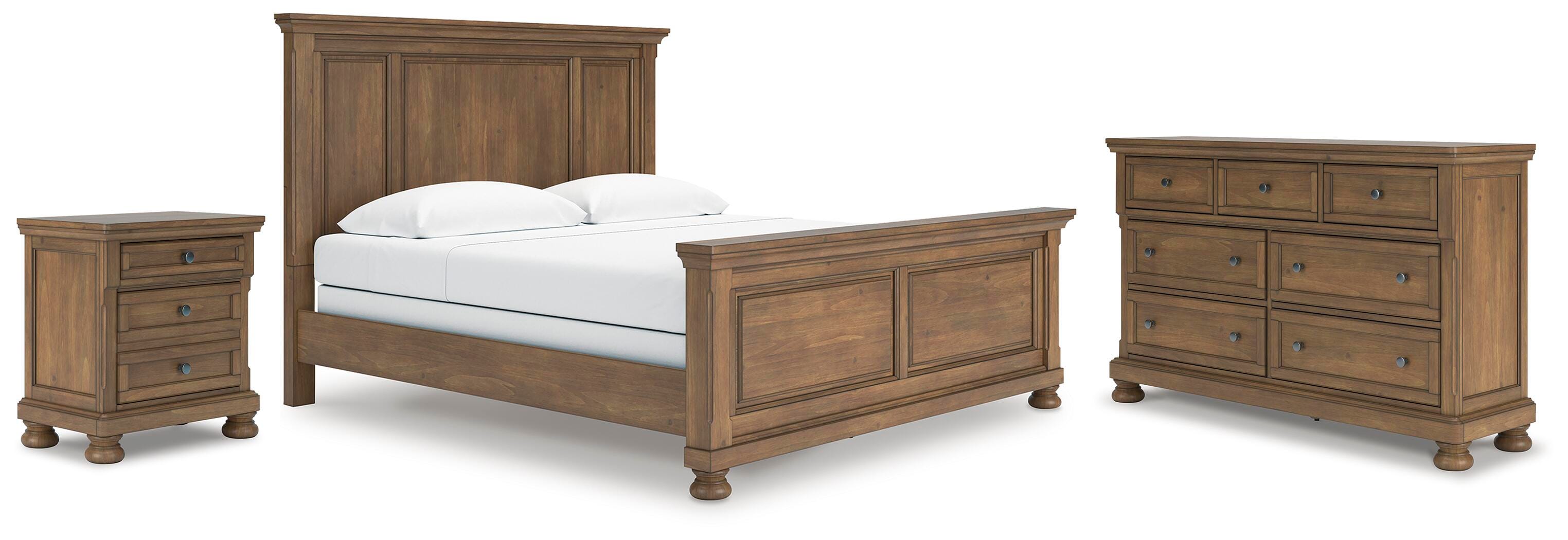 Feddinger Panel Bed with Dresser and Nightstand