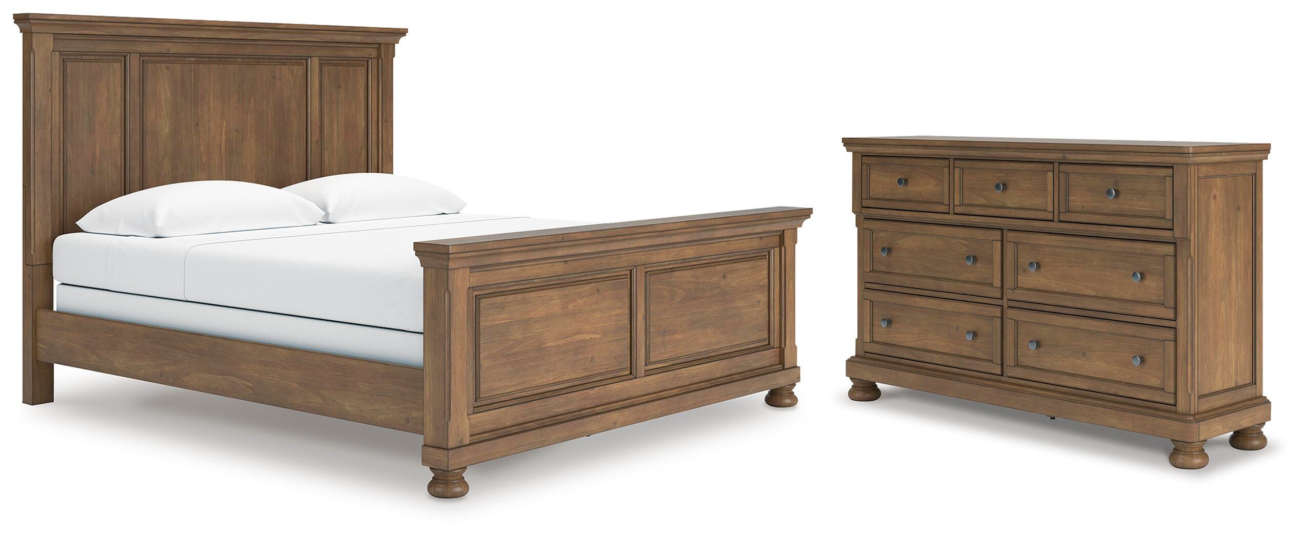 Feddinger Panel Bed with Dresser