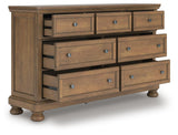 Feddinger Storage Sleigh Bed with Dresser