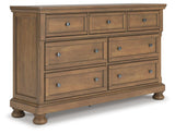 Feddinger Panel Bed with Dresser