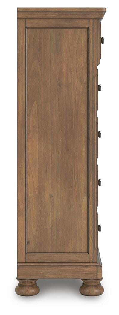 Feddinger Panel Bed, Dresser, Mirror, Chest and Nightstand