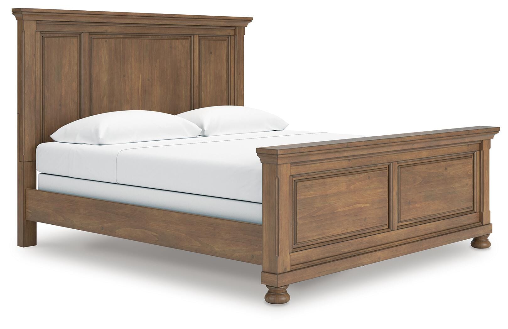 Feddinger Panel Bed with Mirrored Dresser and Nightstand