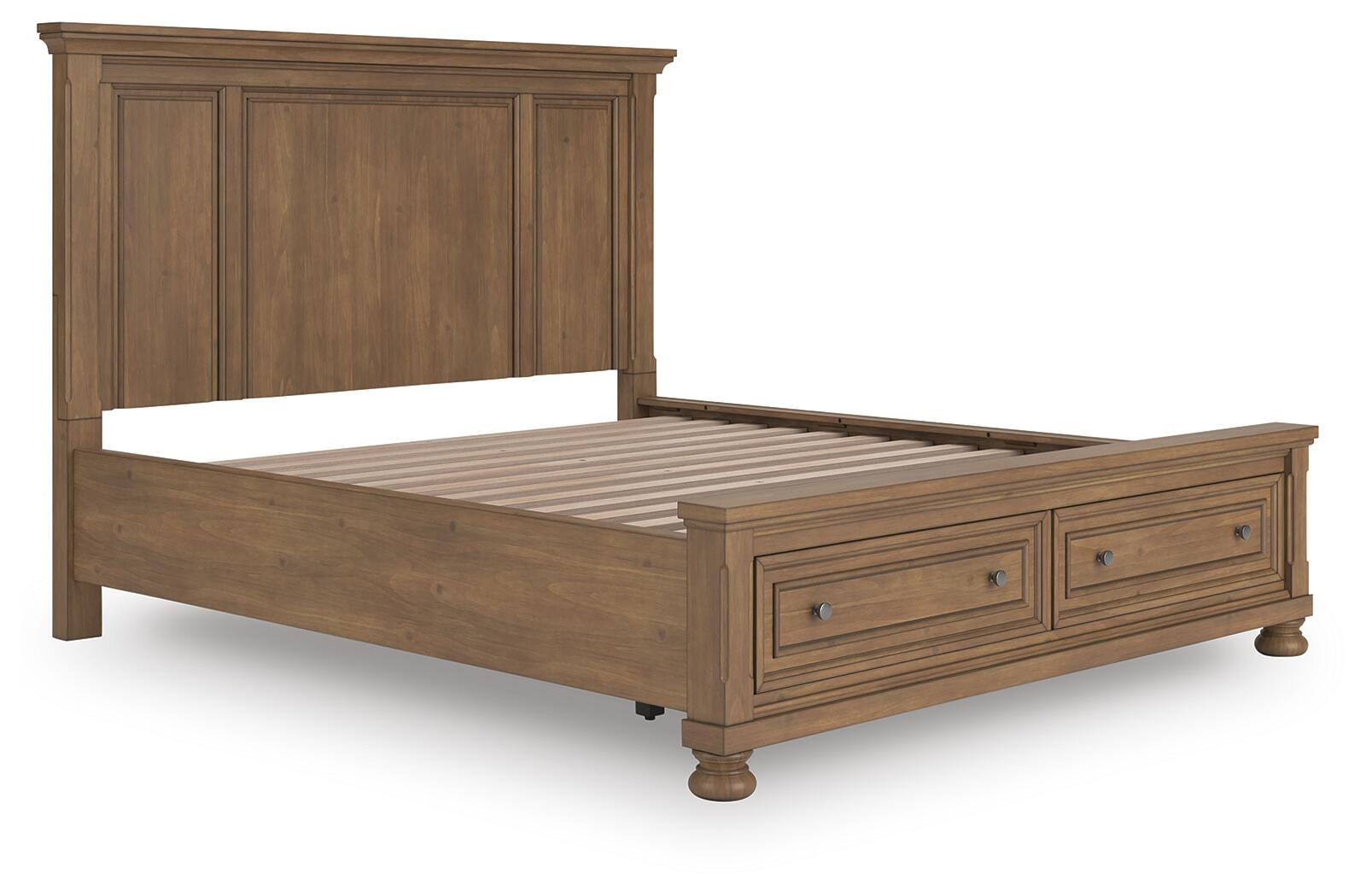 Feddinger Panel Storage Bed, Dresser and Nightstand