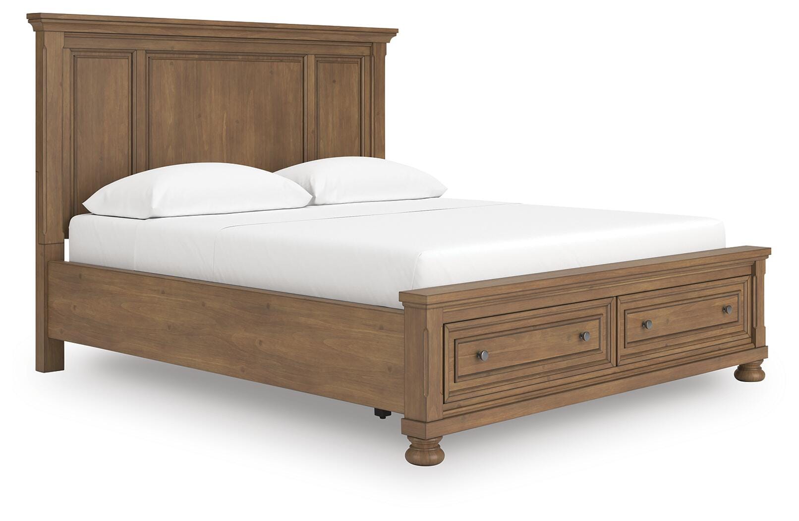 Feddinger Panel Storage Bed, Dresser and Nightstand