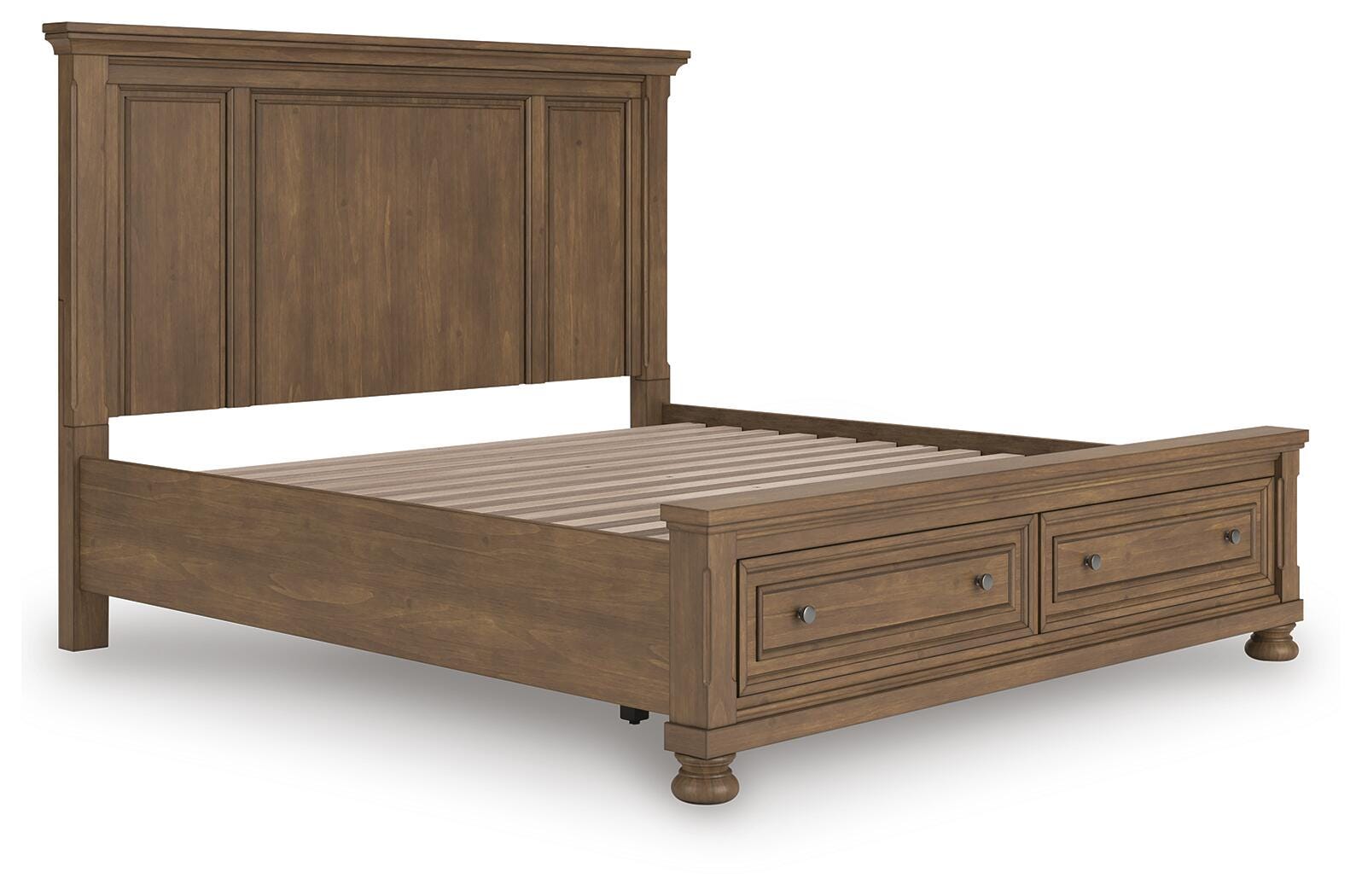 Feddinger Panel Storage Bed. Dresser, Mirror, Chest and Nightstand