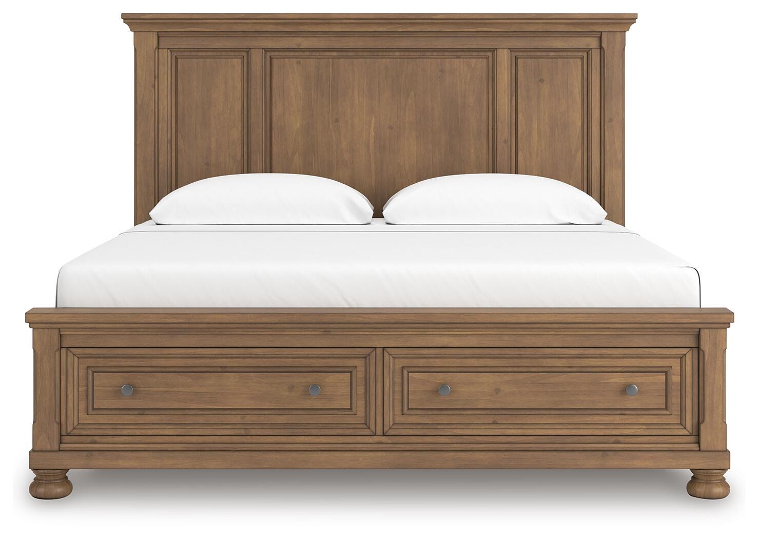 Feddinger Panel Storage Bed. Dresser, Mirror, Chest and Nightstand