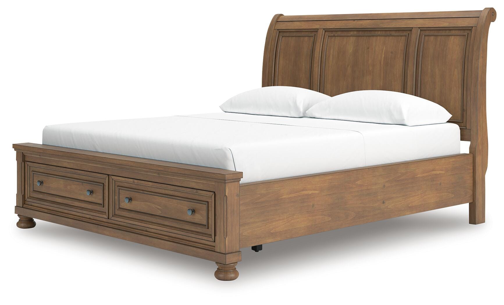 Feddinger Sleigh Storage Bed, Dresser and Mirror