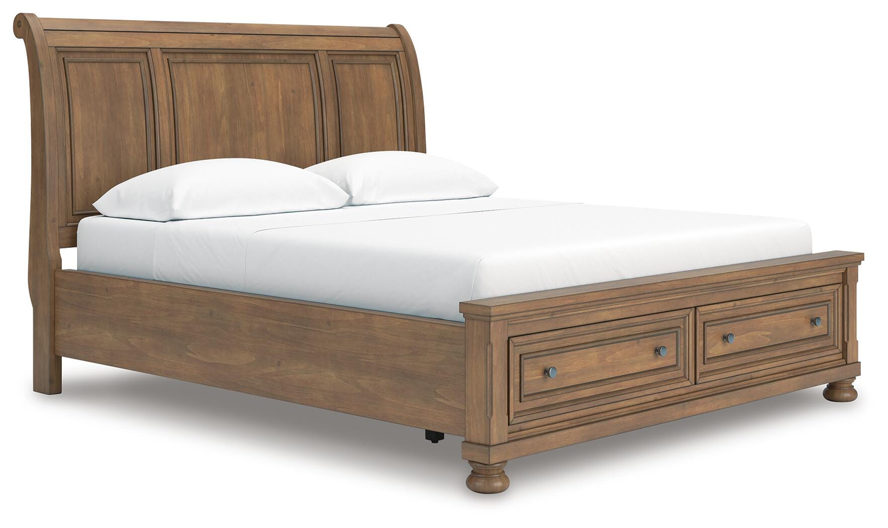 Feddinger Sleigh Storage Bed, Dresser and Mirror