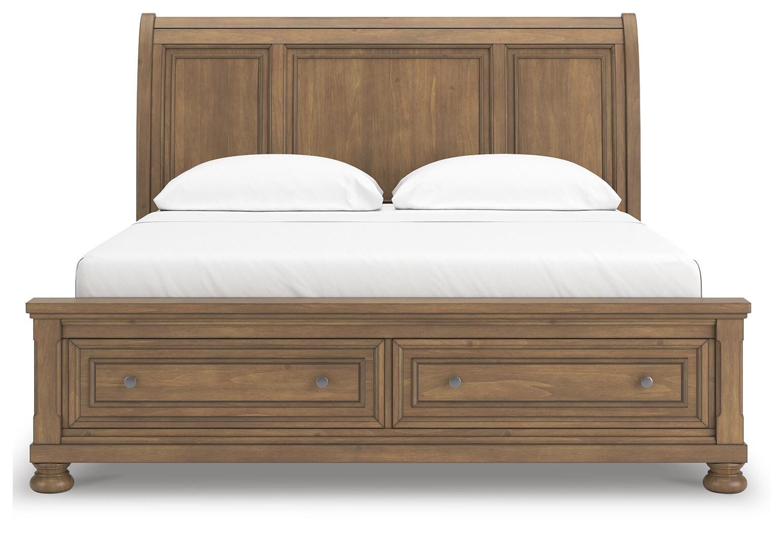 Feddinger Sleigh Storage Bed, Dresser and Mirror