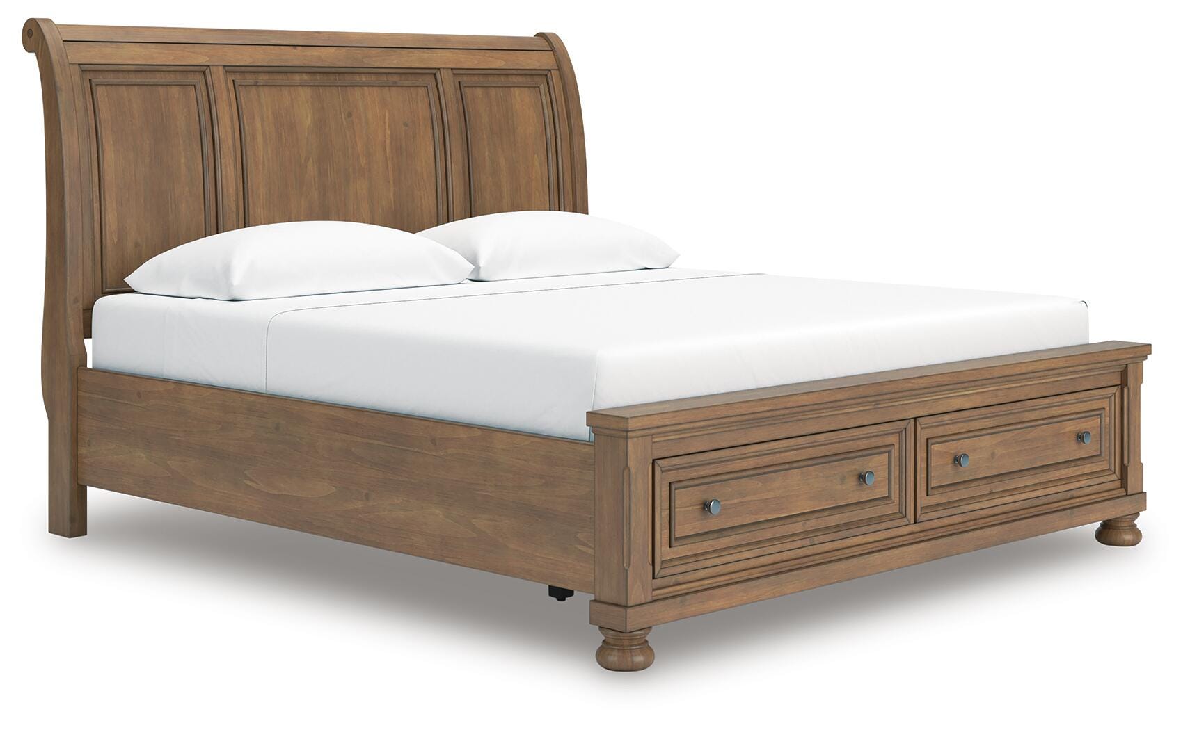 Feddinger Sleigh Storage Bed, Dresser and Mirror