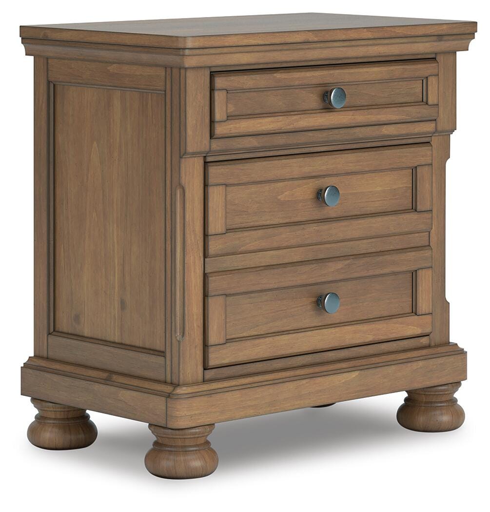 Feddinger Storage Sleigh Bed with Dresser and Nightstand