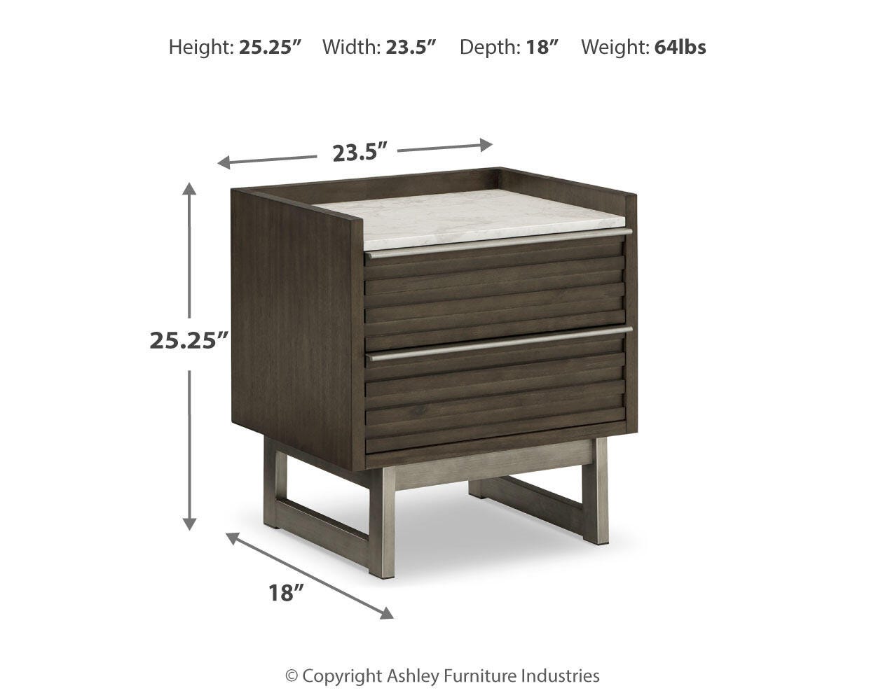 Arkenton Panel Bed with Mirrored Dresser and 2 Nightstands