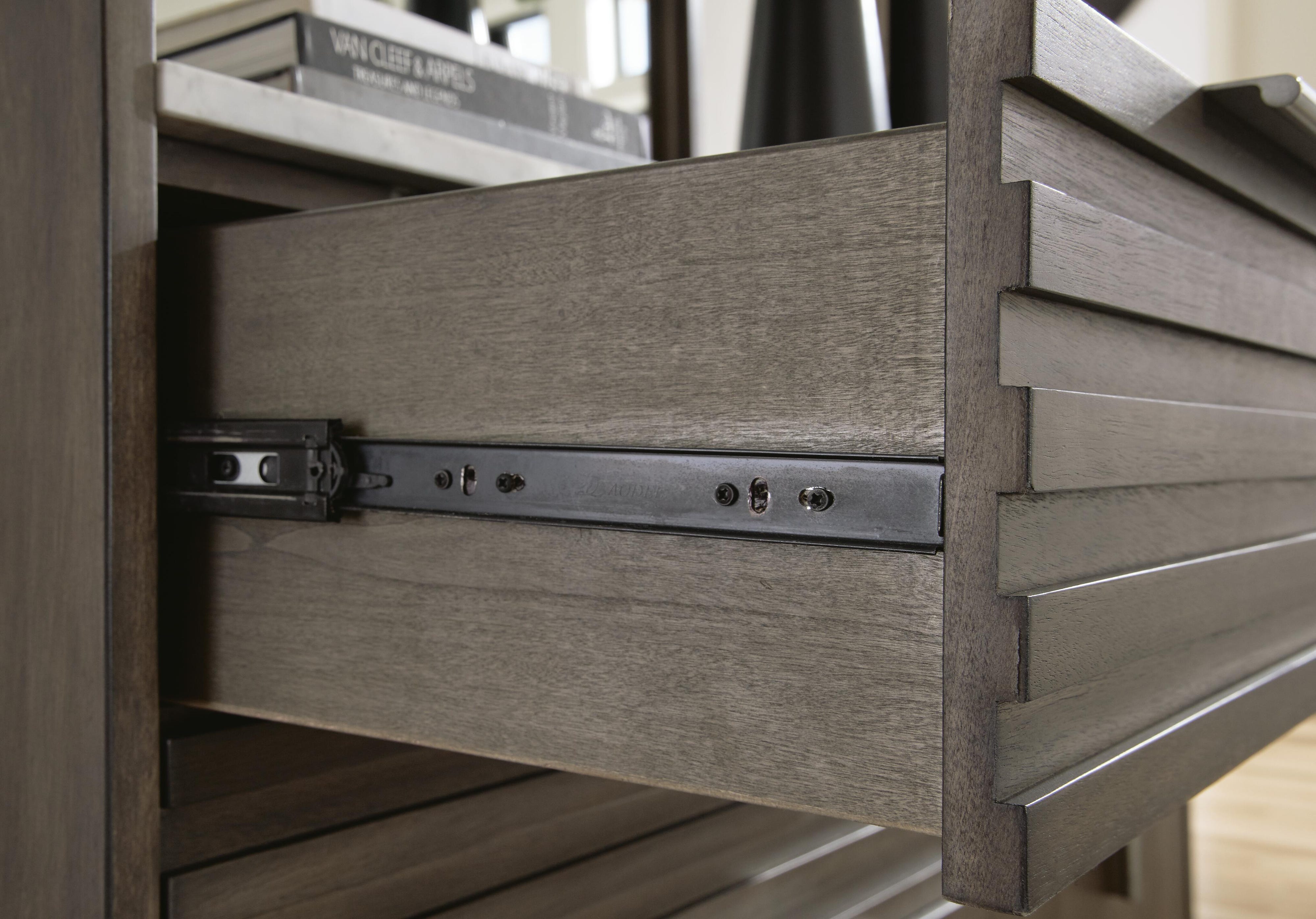 Arkenton Panel Bed with Mirrored Dresser