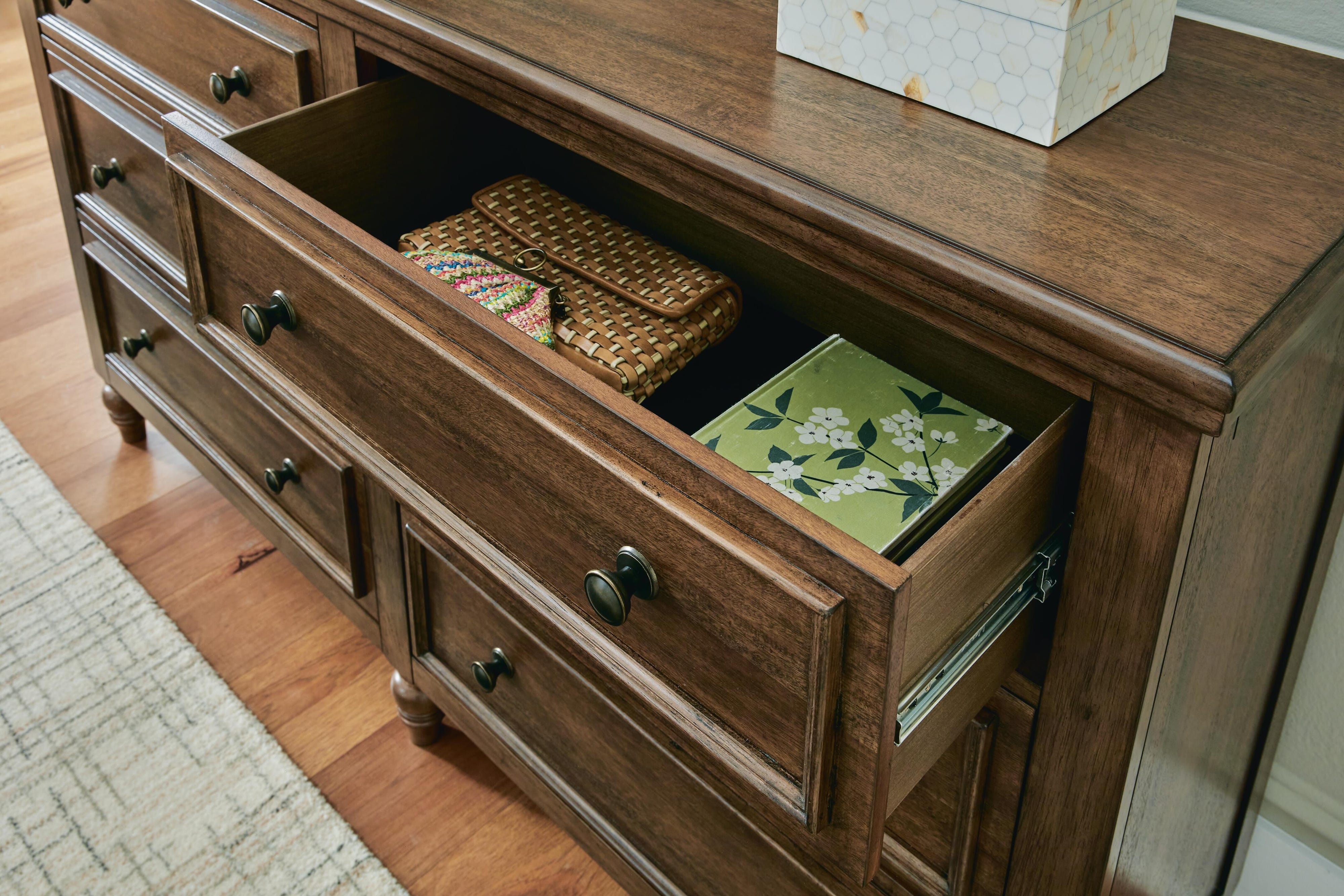 Sturlayne Upholstered Panel Bed and 2 Nightstands